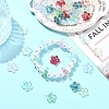 180Pcs 9 Colors Baking Paint Transparent Glass Beads DGLA-YW0001-69-4