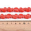 Handmade Porcelain Beads Strands PORC-I028-02H-4