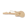 Guitar Alloy Rhinestone Musical Instruments Brooches JEWB-S023-03B-2