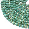 Natural Amazonite Beads Strands G-K389-E02-01-3