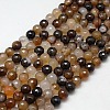 Natural Agate Round Beads Strand G-L084-10mm-23-1