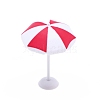 Plastic Sun Umbrella Miniature Ornaments PW-WGBB9DA-02-1