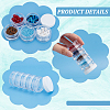 Plastic Bead Screw Together Stacking Jars CON-WH0092-53B-4