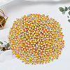 500Pcs Brass Smooth Round Beads KK-PA0001-19G-7
