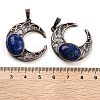 Dyed Natural Lapis Lazuli Pendants G-L602-01R-13-3