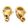 304 Stainless Steel Lobster Claw Clasps Hand Polished X-STAS-AB12-G-2
