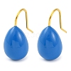 304 Stainless Steel Enamel Teardrop Dangle Earrings for Women EJEW-U023-01G-01-2