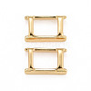 Eco-Friendly Brass Watch Band Clasps KK-M225-34G-1