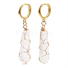 Brass Huggie Hoop Earrings EJEW-JE04462-03-1