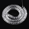 Transparent Glass Beads Strands GLAA-N028-4x8mm-01-2