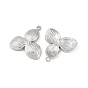 304 Stainless Steel Pendants STAS-P424-08P-2