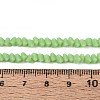 Frosted Opaque Glass Beads Strands LS-GLAA-N017-4mm-16-2