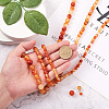 Yilisi 3 Strands 3 Sizes Natural Carnelian Beads Strands G-YS0001-08-5