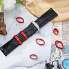 14Pcs 7 Styles Cowhide Leather Watch Strap Ring FIND-FH0017-42B-4