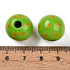 Easter Theme Printed Wood Beads WOOD-T032-22E-3