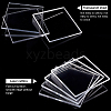 Olycraft 4Pcs Acrylic Board TACR-OC0001-06-4