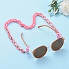 Personalized Acrylic & CCB Plastic Cable Chain Necklaces X-NJEW-JN02824-6