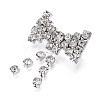 Crystal Rhinestone Bowknot Lapel Pin JEWB-T002-14S-4