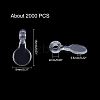 Transparent AS Plastic Pendant Blanks FIND-CA0001-16-2