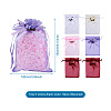 Magibeads 50 Pcs 5 Colors Organza DIY Craft Drawstring Bag ABAG-MB0001-13-3