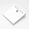 Plastic Earring Display Card X-BCOF-S010-2