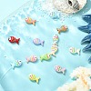 13Pcs 13 Colors Zinc Alloy Beads FIND-CJ0003-22-6
