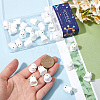 30Pcs Opaque Acrylic Beads MACR-SC0001-60A-3