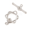 Brass Toggle Clasps KK-G548-42P-01-2