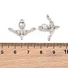 Alloy with Rhinestone Pendants RB-CBA7AC6-15P-02-3
