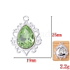 Glass Rhinestone Pendants FIND-WH0021-91S-011-1