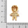 Brass Micro Pave Cubic Zirconia Pendants KK-M305-22G-3