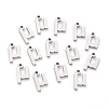 Non-Tarnish 304 Stainless Steel Pendants STAS-F267-10M-P-1