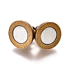 Brass Magnetic Clasps with Loops KK-XCP0001-09-3