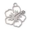 Manual Polishing 201 Stainless Steel Pendants STAS-YW0001-97P-1
