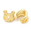 Brass Cuff Earrings for Women EJEW-C104-160G-2