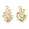 Brass Link Cabochon Settings KK-S349-297-NF-1