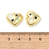 Alloy Micro Pave Cubic Zirconia Pendants PALLOY-H143-01G-02-3