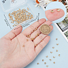 200Pcs Brass Crimp Beads Covers FIND-BBC0003-63-3