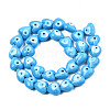 Handmade Evil Eye Lampwork Beads Strands LAMP-N029-010F-2