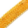 Natural Quartz Crystal Beads Strands G-C076-6mm-6-1