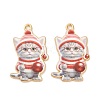 Christmas Alloy Enamel Pendants ENAM-K069-43C-1