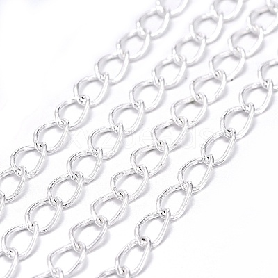 Brass Twisted Chains X-CHC-Q001-5x4mm-S-1