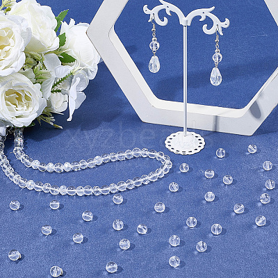 100Pcs Natural Grade AB Quartz Crystal Beads G-SC0003-55-1