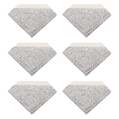 Glitter Imitation Leather Book Corner Protectors AJEW-TAC0038-03A-1