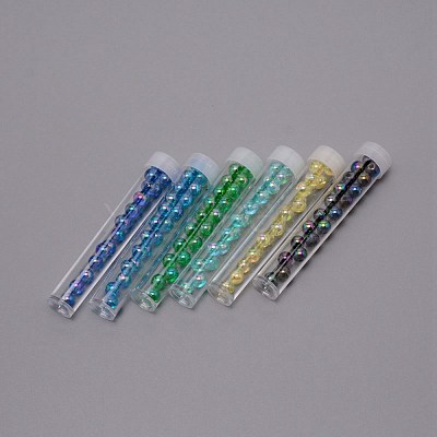 Plastic Round Beads KY-WH0043-14B-1