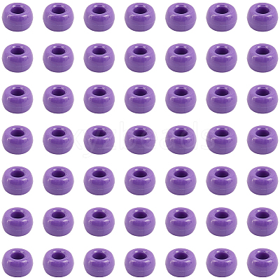 800Pcs Opaque Plastic Beads KY-SP0001-47D-1