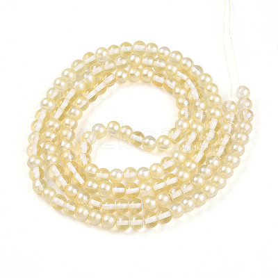 Baking Paint Transparent Glass Beads X1-DGLA-N011-6mm-02-1