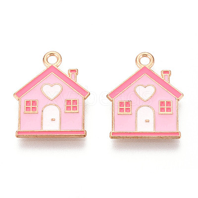 Alloy Enamel Pendants ENAM-T022-27-1