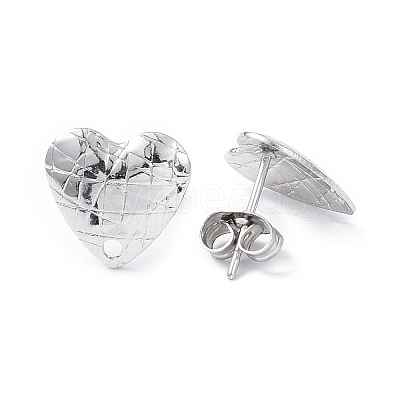 Non-Tarnish 304 Stainless Steel Stud Earring Finding EJEW-I285-11P-1