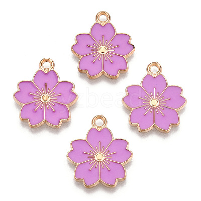 Alloy Enamel Pendants X-ENAM-S121-115H-1